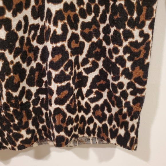 J. Crew Merino Wool Animal Print Sweater Women's Size XXS - Picture 4 of 8